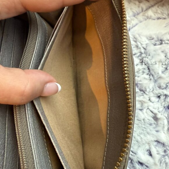 JIMMO CHOO Full Zip Long Wallet - Grey with Silver Stars - Picture 16 of 16